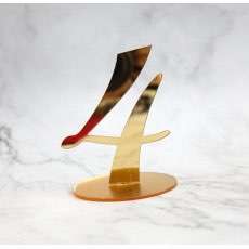 Acrylic Table Card Number Card